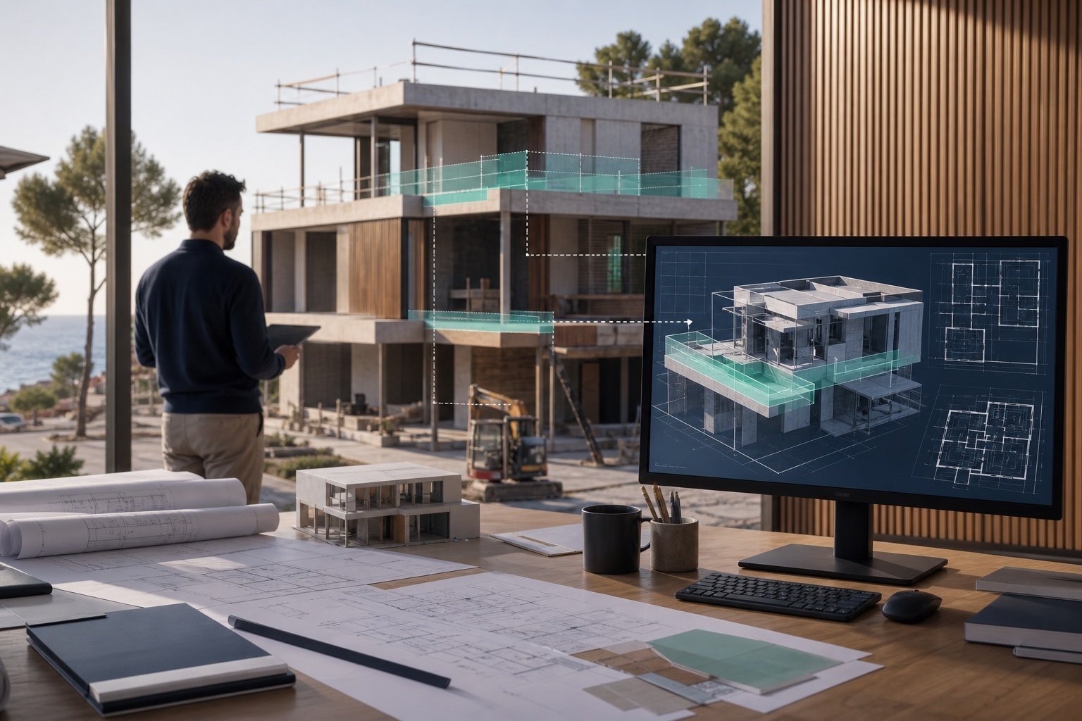 Imagen ilustrativa de un proyecto de construcción